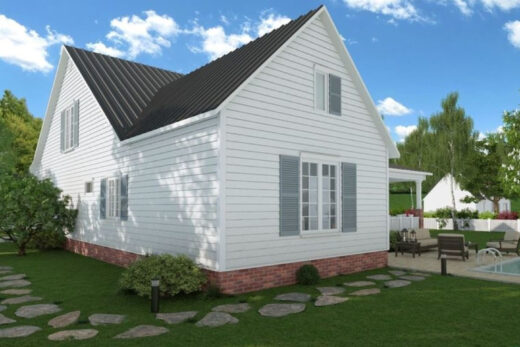 VILLA PLAIN PIED 3 FACES 2 CHAMBRES AVEC GARAGE