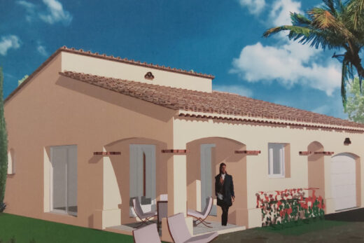 ARLES SUR TECH VILLA PLAIN PIED 3 FACES DE 4 PIECES