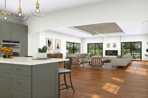 VILLA PLAIN PIED 3 PIECES 3 FACES AVEC GARAGE