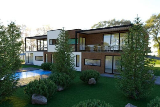 MAGNIFIQUE VILLA 4 FACES AVEC GRAND GARAGE
