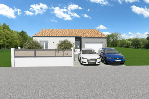 SUPERBE VILLA PLAIN PIED 3 FACES