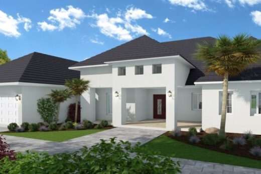 VILLA PLAIN PIED DE 4 FACES AVEC DOUBLE GARAGE