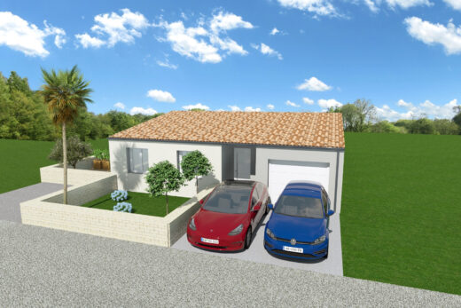 SUPERBE VILLA PLAIN PIED 3 FACES