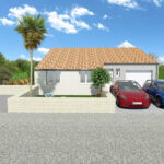 VILLA PLAIN PIED DE 3 FACES