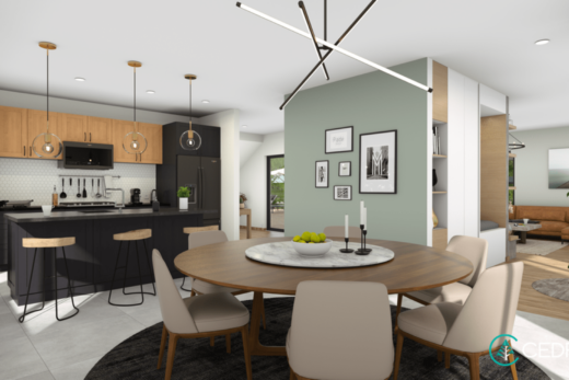 VILLA PLAIN PIED DE 4 FACES